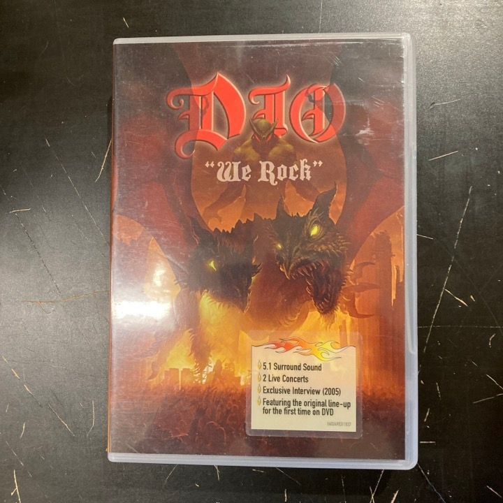 Dio - We Rock DVD (VG+/VG+) -heavy metal-